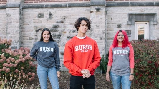 Huron University College students